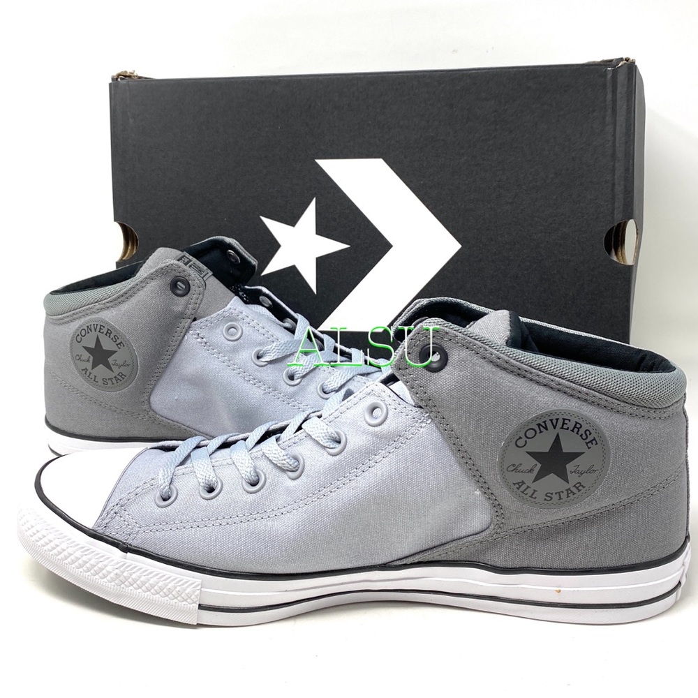 Converse Ctas High Street Wolf Grey Men’s Sneakers Size 64381F - Picture 7 of 8